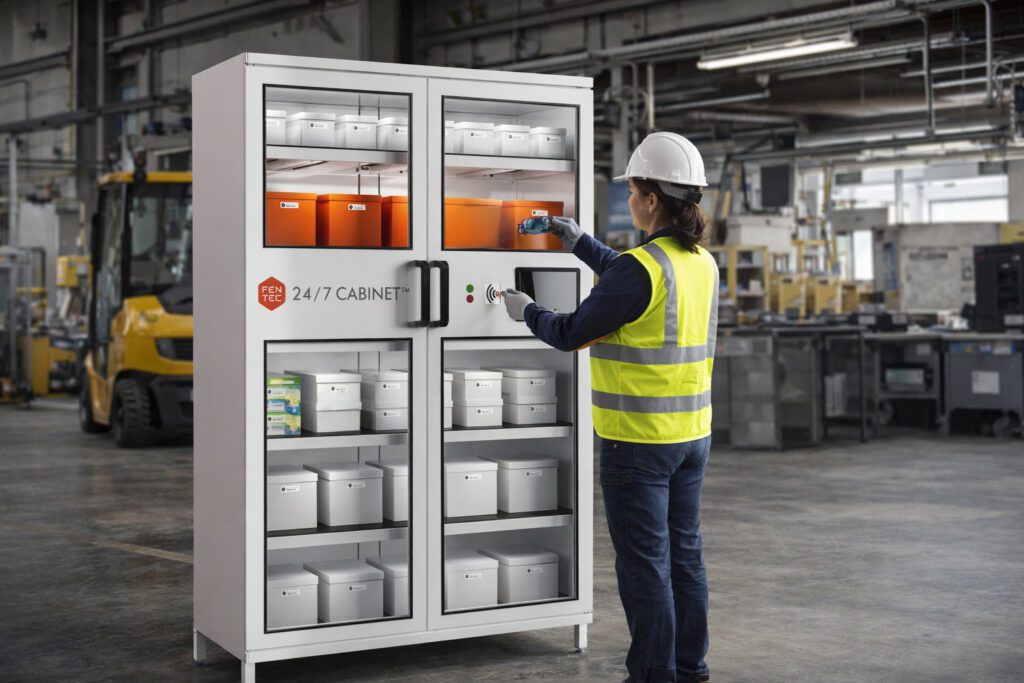 FENTEC Vending Cabinet in use